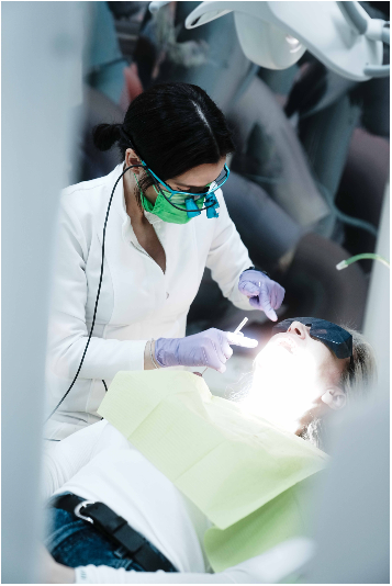 The laser does not create bone